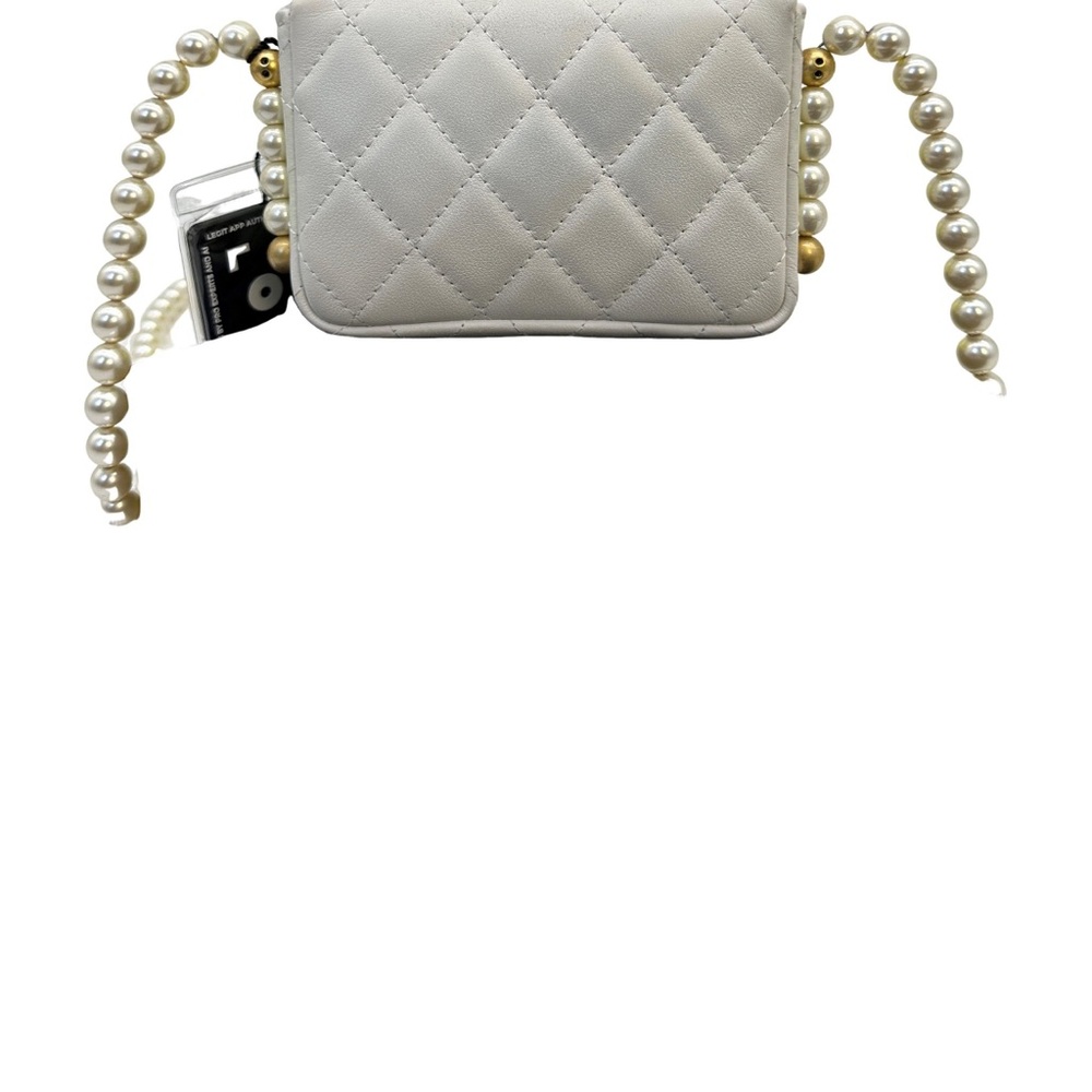 Chanel Mini Flap Bag with Pearl Strap - Picture 2 of 3